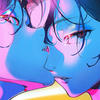 blue and blue